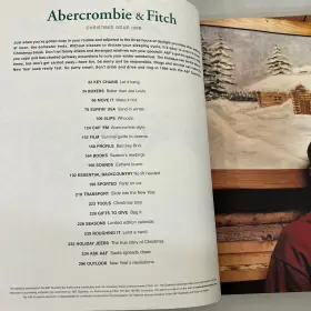 84024022 Abercrombie & Fitch A&f Quarterly 1998 Christmas Issue Ring It In And Catalog Worn #3