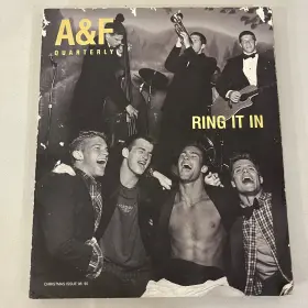 84024022 Abercrombie & Fitch A&f Quarterly 1998 Christmas Issue Ring It In And Catalog Worn
