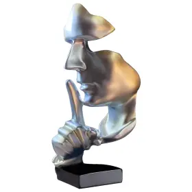 Aboxoo 712251474492 Abstract Statues Silence Is Gold Decorative Objects Modern And Simple