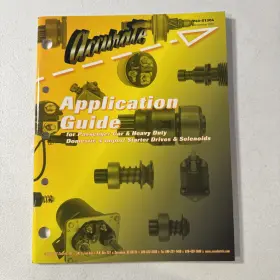 740-51304 Ace Electric Company Accurate 2001 Application Guide Domestic And Import