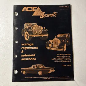 Ct-01aej Ace Electric Company Accurate 1993 Voltage Regulators And Solenoid Switches