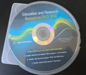 5990-9828en Agilent Technologies Education And Research Resources Dvd 2012 Photonics Rf/microwave Etc