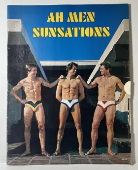 M25527 Ah Men Sunsations 1980 Summer 32pg Fashion Swimsuits Gay Catalog