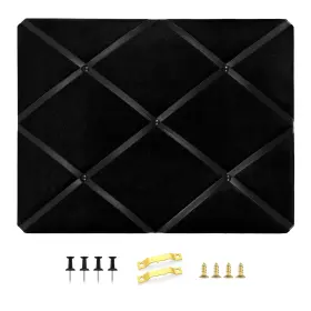 B0c585ccyq Aitakatta Black Velvet Pin Board 17x13 Memo Bulletin Photo Wall Vision Co