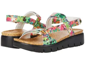 Alegria 693016808304 Henna Vegan Leather Strappy Sandals With Adjustable Straps And Durable O