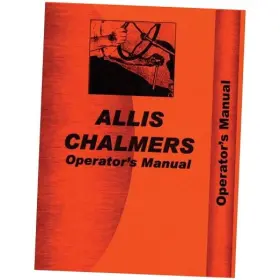 115905 All States Operators Manual Fits Allis Chalmers Wc Black