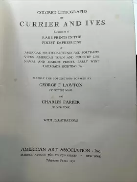 American Art Association Collection-1925 Catalog George Lawton And Charles Farber #2
