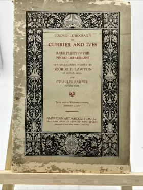 American Art Association Collection-1925 Catalog George Lawton And Charles Farber
