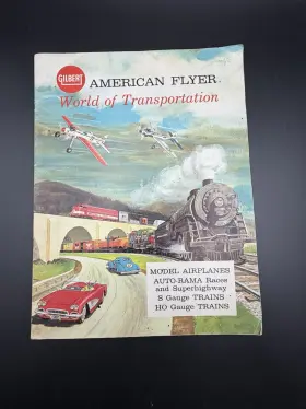 D2278 American Flyer / A.c. Gilbert 1961 World Of Transportation Catalog - 36 Page Vint