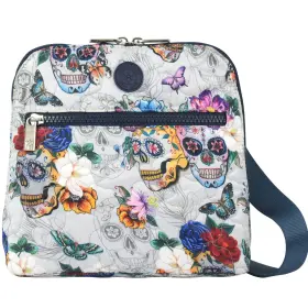 16009-cda Anuschka Wanderlust Quilted Fabric Collection Womens Vegan Crossbody