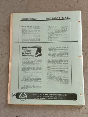 Ca-17 Armsco Vtg 1972 A.h.m. Parts And Scratch Builders Model Railroad Train Catalog #2