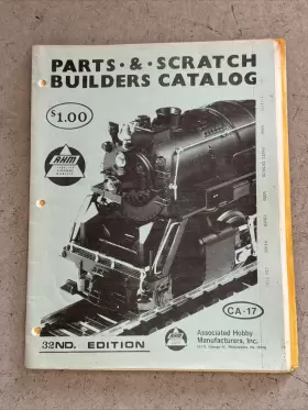 Ca-17 Armsco Vtg 1972 A.h.m. Parts And Scratch Builders Model Railroad Train Catalog