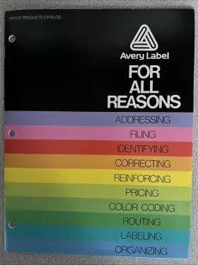 C-600 Arvey Paper & Office Products 1981 Avery And Label General Catalog