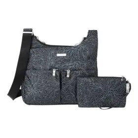 Baggallini 741980873566 Cross Over Crossbody With Rfid - Multi