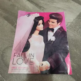 Barbie Collector Cf-l9643 Summer 2008 Inch Fall In Love Illustrated Catalog Booklet