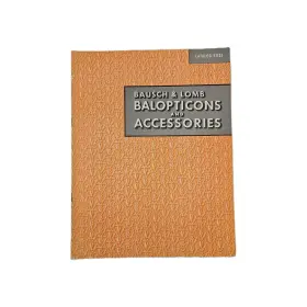 E1101 Bausch & Lomb And 1948 Balopticons Accessories Catalog