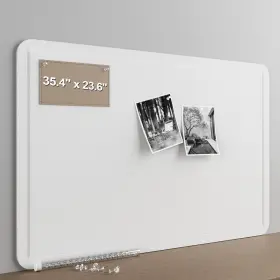 B0fpqjstz7 Baysola Large Felt Bulletin Board For Wall 24 Inch X36 Frameless Picture Sof