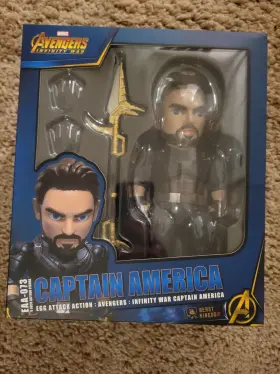 Eaa-073 Beast Kingdom Marvel Captain America - New