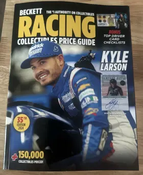1953801153 Beckett New 2024 Racing Collectibles Price Guide Catalog 35th Ed Kyle Larson