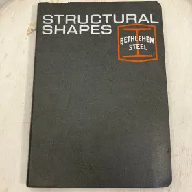 2747 Bethlehem Steel Structural Shapes Catalog 1971 Edition Vtg