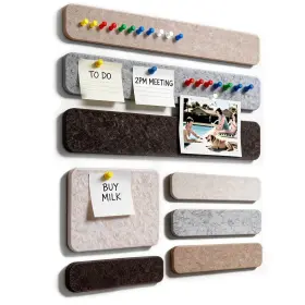 Biutcase Biut-board1 Modular Cork Board Alternative Felt Strip Board-customizable Pin Set Wi