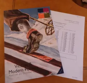 Ny016 Bloomsbury Auction Vintage And Modern Posters 2008 Catalog W Sale Results Nf