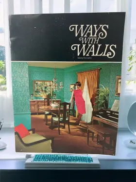Wtk-1308 Borden Company Ways With Walls 1968 Wall-tex Brochure Vintage Litho Usa