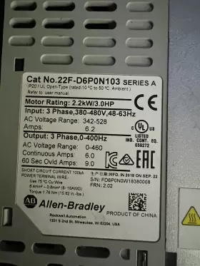 1756-pa7210 Bradley Allen-bradley Catalog / Series #2