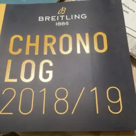 Bok-002 Breitling Chrono Log 2018/19 Watch Catalog - 239 Pages Portuguese