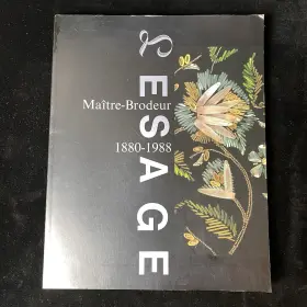 1880-1988 Cat Lessage Maitre-brodeur Exhibition Cat. Tokyo French Fashion Design