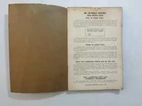 9d502-up Caterpillar Tractor Parts Catalog No 25 Cable Control Rear Dbl Drum 1960 Vintage #2