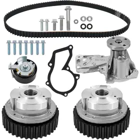 Entbkwp-be8z Censeanku Timing Belt Kit And Vvt Sprocket With Water Pump Compatible Ford Escape Fiest