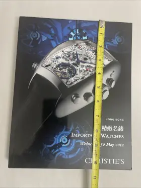 2919 Christies Catalog Important Watches Honk Kong 05/30/2012 #2