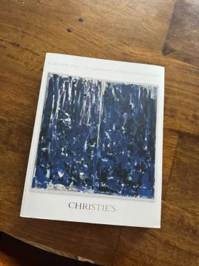 H0250 Christies 3791 Christie S Ny Post War And Contemporary Art Catalog 11 Nov 2015