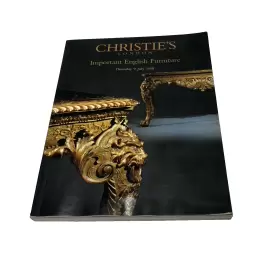 5997 Christies Art Catalog Important English Furniture London 9 July 1998 #3