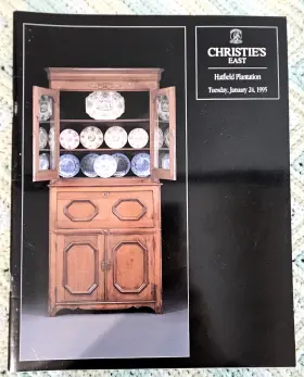 Christies #7661 January 1995 East Auction Catalog From The Hatfield Plantation Tx