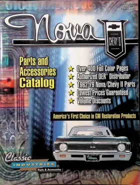 N2000 Classic Industries Chevy Ii Nova Parts And Accessories 2000 Catalog