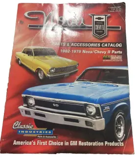 N2007 Classic Industries N2002 Chevy Ii Nova Parts And Accessories Catalog 1962-79 Bar