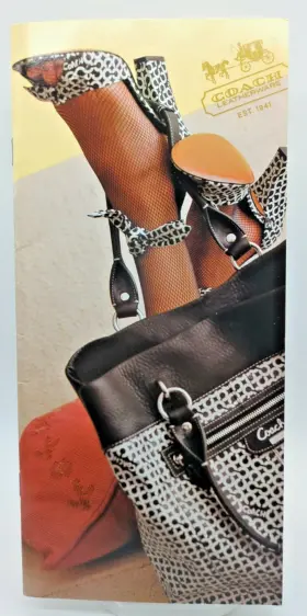 Coach Bb112 Leatherware Winter 2009 Mini Catalog Purses Wallets Glasses Shoes Jewelry
