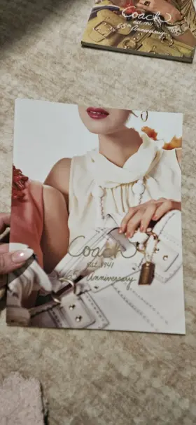 Dlu009 Coach 65th Anniversary Illustrated Catalog Clothing And Fashion Booklet