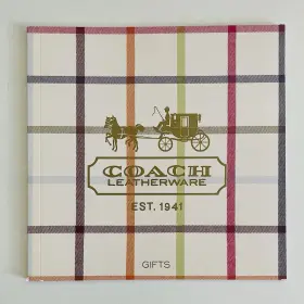Coach Gg08 Small Catalog Purse Scarves Belts Perfume Keycode Vintage 2008 New