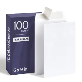 Columbian 026900906525 6 X 9 Catalog Envelopes 100 Pack Catalog-style With Self Seal Clo