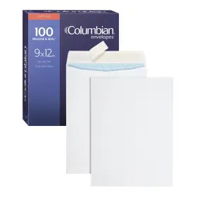 Colo342 Columbian 9 X 12 Catalog Envelopes Self Seal Closure 28 Lb White Wove For