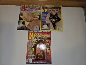 87112 Creative Woodworks & Crafts And Magazine Lot Of 3 For Sa Only