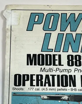 880-881 Daisy Model Power Line Operation Manual #2