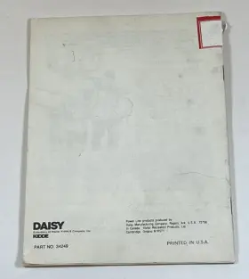 880-881 Daisy Model Power Line Operation Manual #3