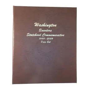 2370 Dansco Us Statehood Quarter With Territories Date Set Coin Album 19... Fast Ship
