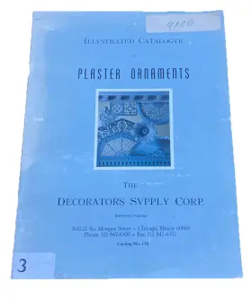 Mb10 Decorators Supply Corporation Mb10- 1970s Plaster Ornaments Catalog 130 Chicago Design Book