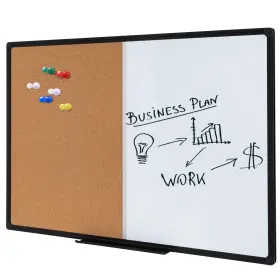 B08lpq6x4c Dexboard 36x24 Inch Magnetic Dry Erase And Cork Combo Board Whiteboard Bulletin