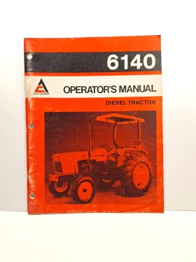 2099286 Diesel 6140 Used Old Stock Operators Manual For Allis Chalmers Tractor